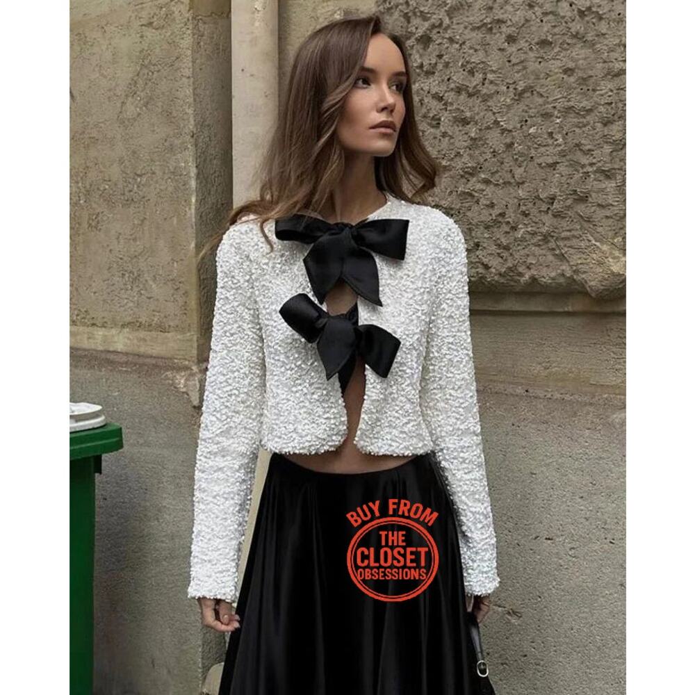 H&M THE VIRAL TOP!!! Open Front Top NWT - Picture 4 of 16